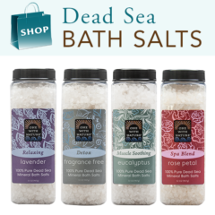 100% Pure Dead Sea Mineral Salts
